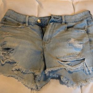 Denim shorts